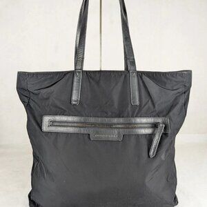Authentic Burberry Brickley Black Nylon Tote/Shoulder Bag